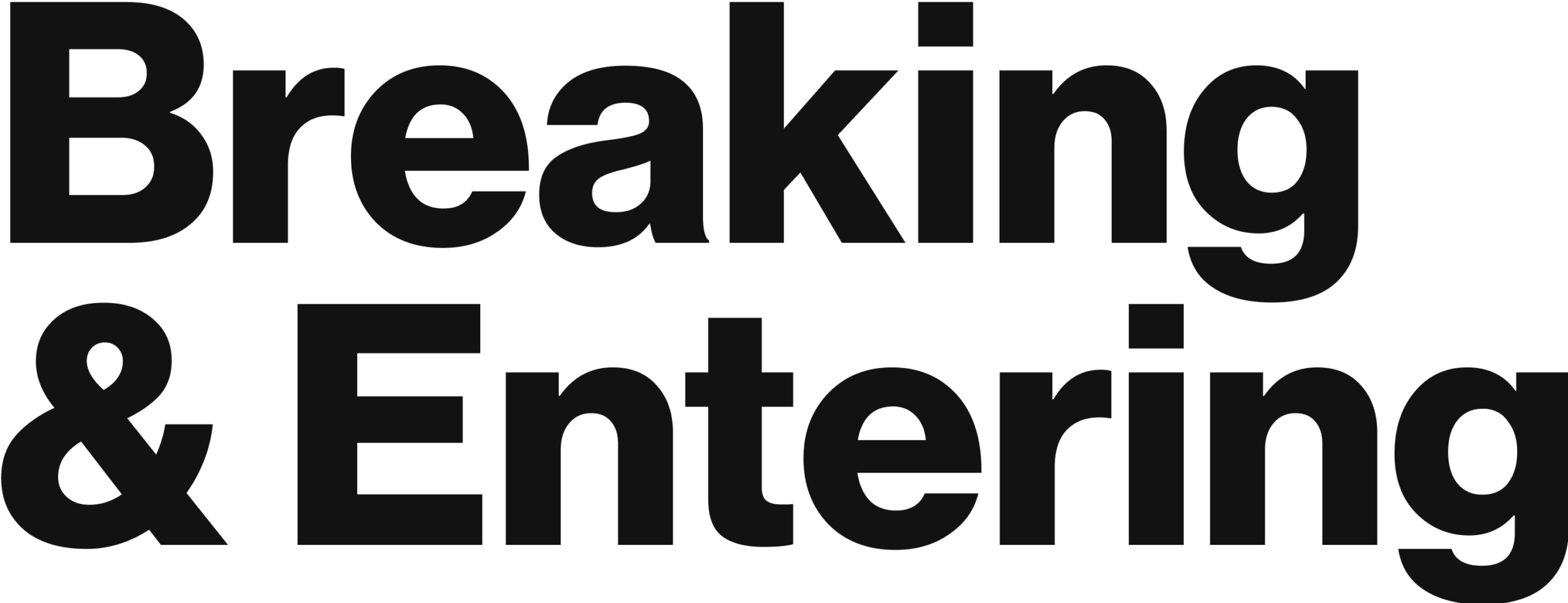 Breaking and Entering media logo