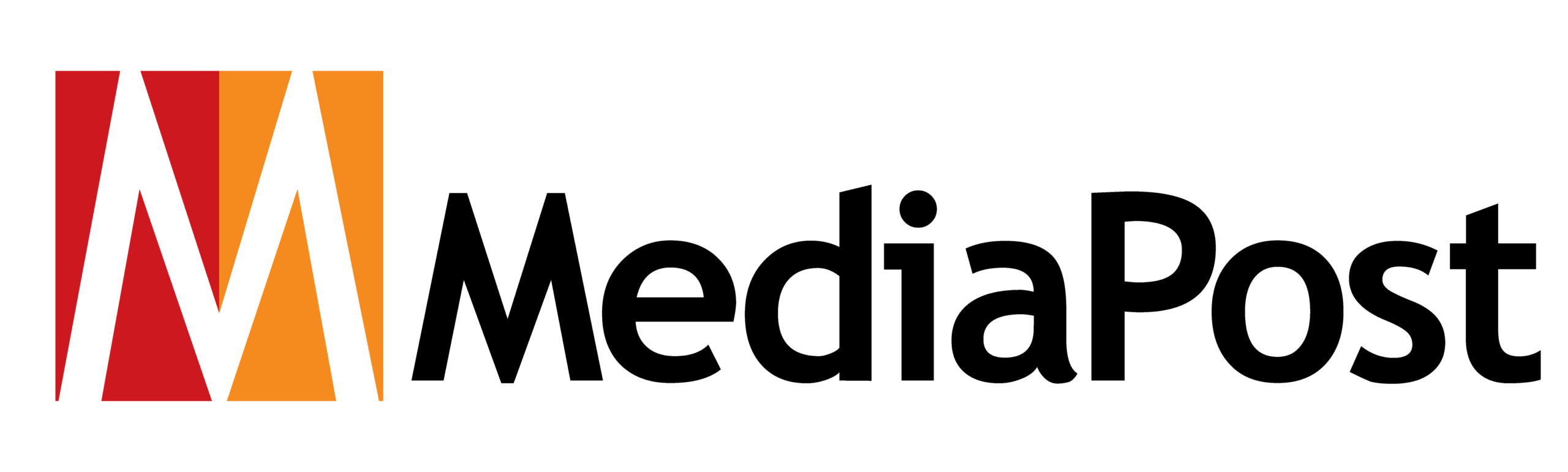 A logo of trade publication MediaPost (black)