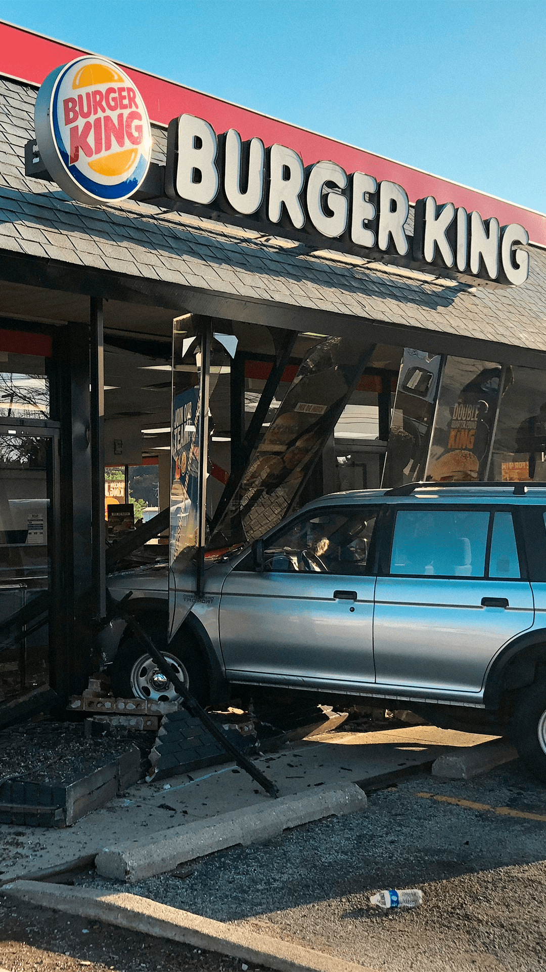 Burger King Turned Real Car Crashes at Its Restaurants Into Ads Encouraging Delivery