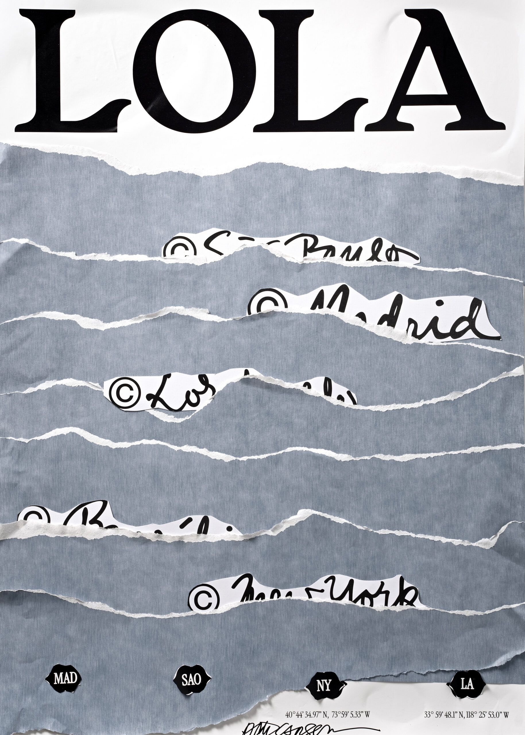 Posters LOLA by David Carson